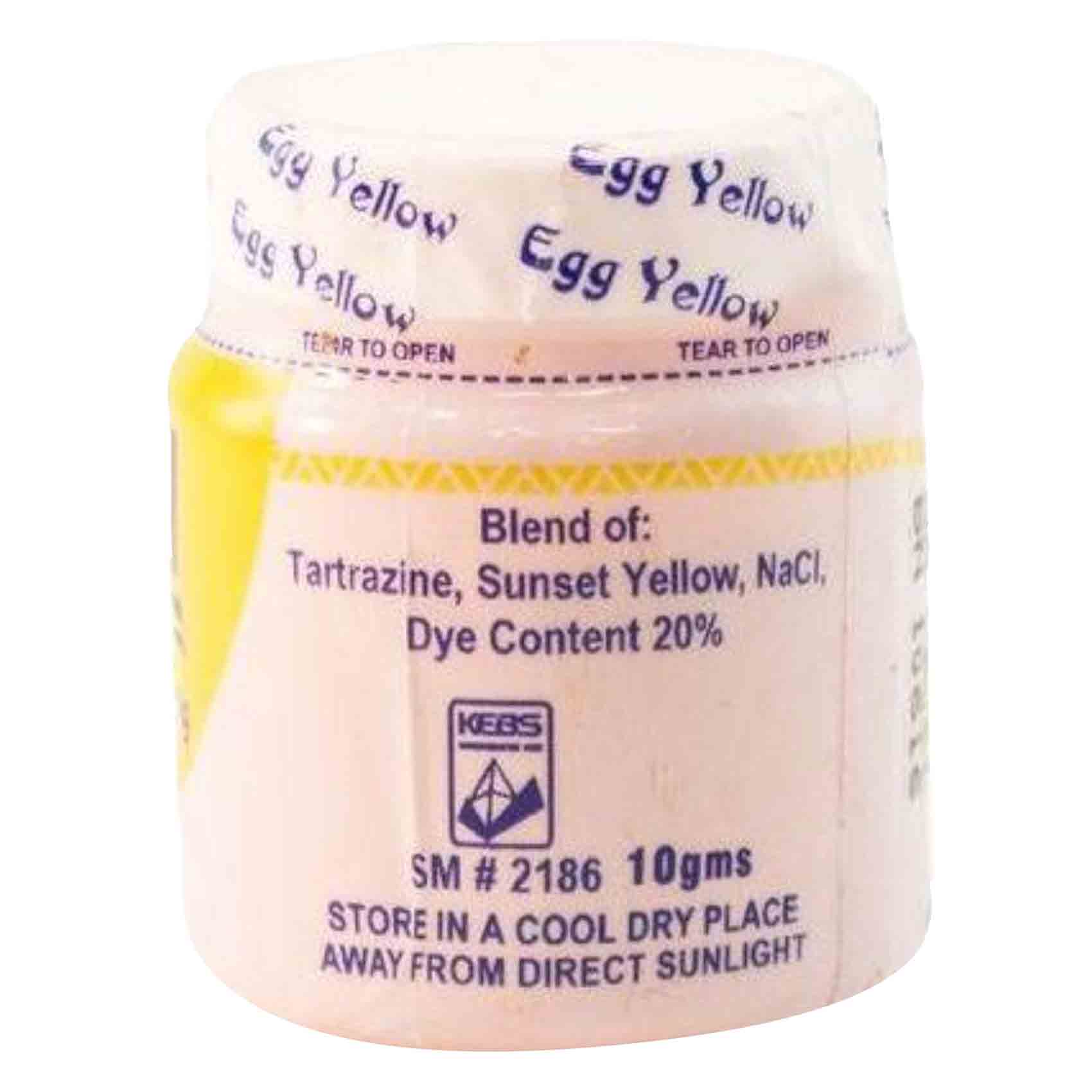 Festival Food Colour Egg Yellow 10g