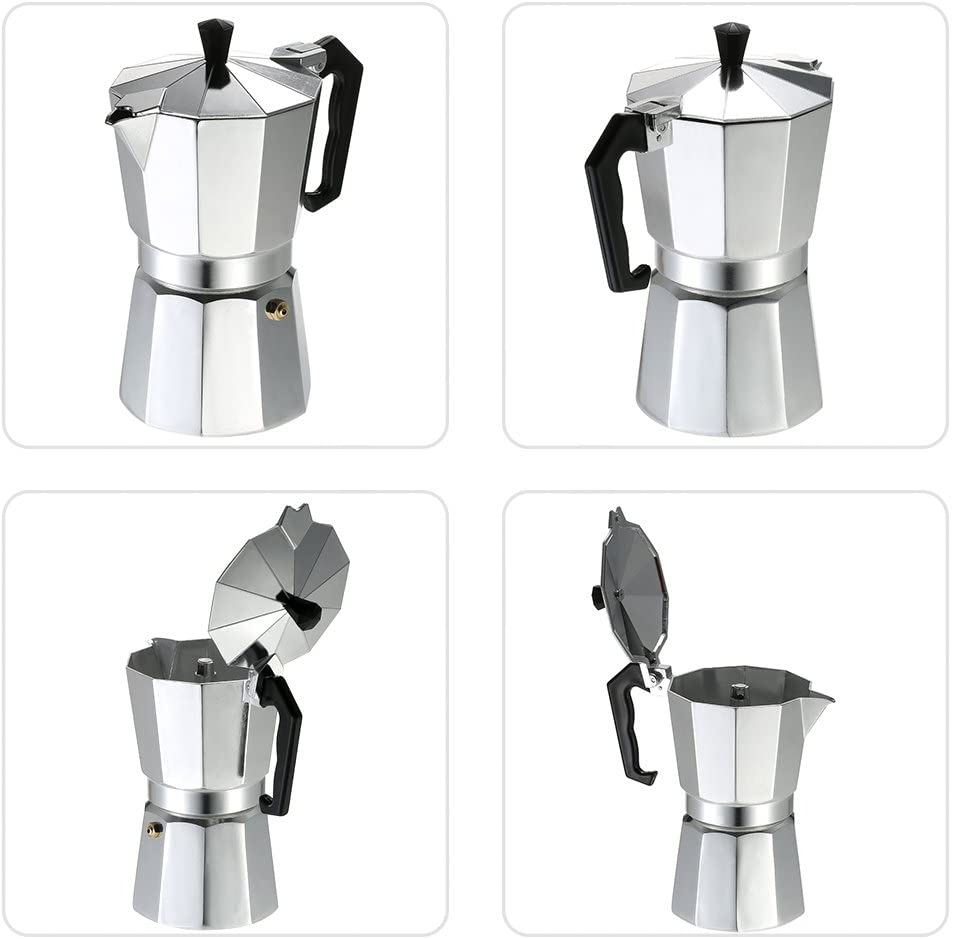 Aluminum Espresso Percolator Coffee Stove top Maker 9 CUPS