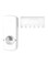Generic Toothbrush Holder With Toothpaste Dispenser White