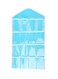 Generic 16 Pockets Hanging Storage Organizer Blue