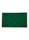 Royalford Rectangular Solid Bathing Mat Green 60X36Centimeter