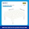 Plastic Star Tablecloth for Rectangle Table 54" x 72" Disposable Table Cover for Bridal Shower Wedding Birthday Party Decorations (Gold)