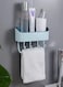 Multifunctional Bathroom Storage Box Blue