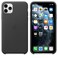 Apple Case iPhone 11 Pro Max Leather Black (MX0E2ZM/A)