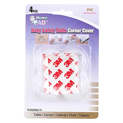 Home AD+ Baby Safety Table Corner Cover Clear 4