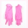 Zalcoon Nitrile Exam Gloves (Medium), Pink, Latex-Free, Powder-Free, Disposable Gloves - 100 Pieces