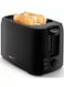 توستر 2شريحة، 750 واط، أسود - 800104001