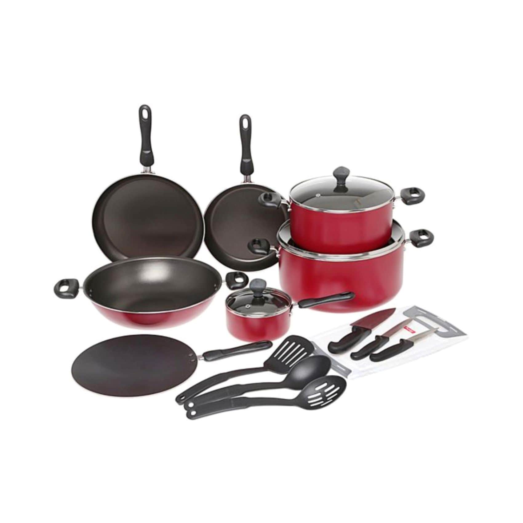 Buy Prestige Non-Stick Cookware Set PR21822 Multicolour 17 PCS