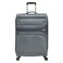 تراك برمنغهام، حقيبة سفر ناعمة بعجلات، لونها رمادي، بحجم 56 سم