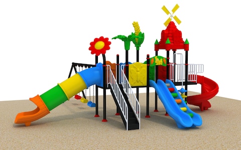 Rainbow Toys, Outdoor Children Playground Garden Fitness Exercise Play Set Villa Garden Furniture Product Area Dimension: 760&times;610&times;340cm
