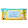 White Baby Wipes with Chamomile - 72 Wipes