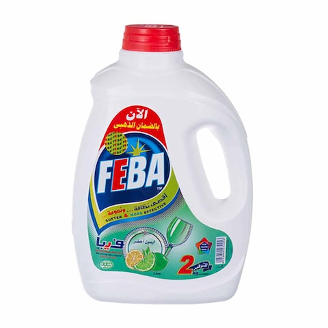 فيبا سائل غسيل الأطباق بالليمون الأخضر - 2 لتر