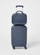 Partner 2-Piece Cabin Luggage Trolley And Beauty Case Set, Blue