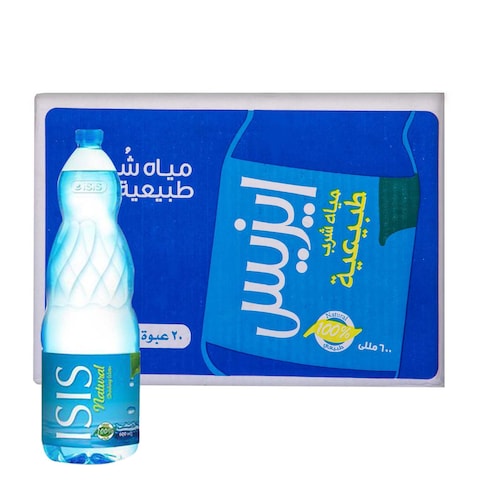 Isis Natural Drinking Water - 600 ml - 20 Pieces