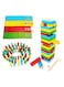 Child Toy Wooden Fun Domino Tower Game Playset