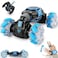 Generic 4Wd 2.4Ghz Skidding Stunt RC Car With Off Road Tires, Remote Control Car With Gesture Control Band, Transforming Toy With LED Lights Spin 360 Degrees, Blue