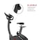 YALLA HomeGym Exercise Bike, Upright Magnetic Indoor Bike, with Comfortable Seat, Performance Monitor, Magnetic Resistance, Silent Belt Drive