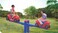 Rbwtoys New Outdoor Heavy Material Rider Seesaw With Bike Face 2 Kids Seat, Playset For Kids RW-15237 220&times;46&times;110cm