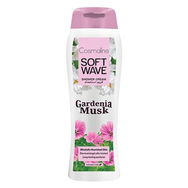 Cosmaline Soft Wave Gardenia Musk Shower Cream 400ml