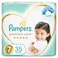 Pampers Premium Care Taped Diapers, Size 7, 18+ kg, Super Saver Pack, 35 Diapers&nbsp;&nbsp;