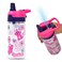 Eazy Kids Tritan Water Bottle w / Spray, Cat - Pink, 420ml