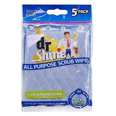 Uncle Bills Scrub Wipes 5Pack