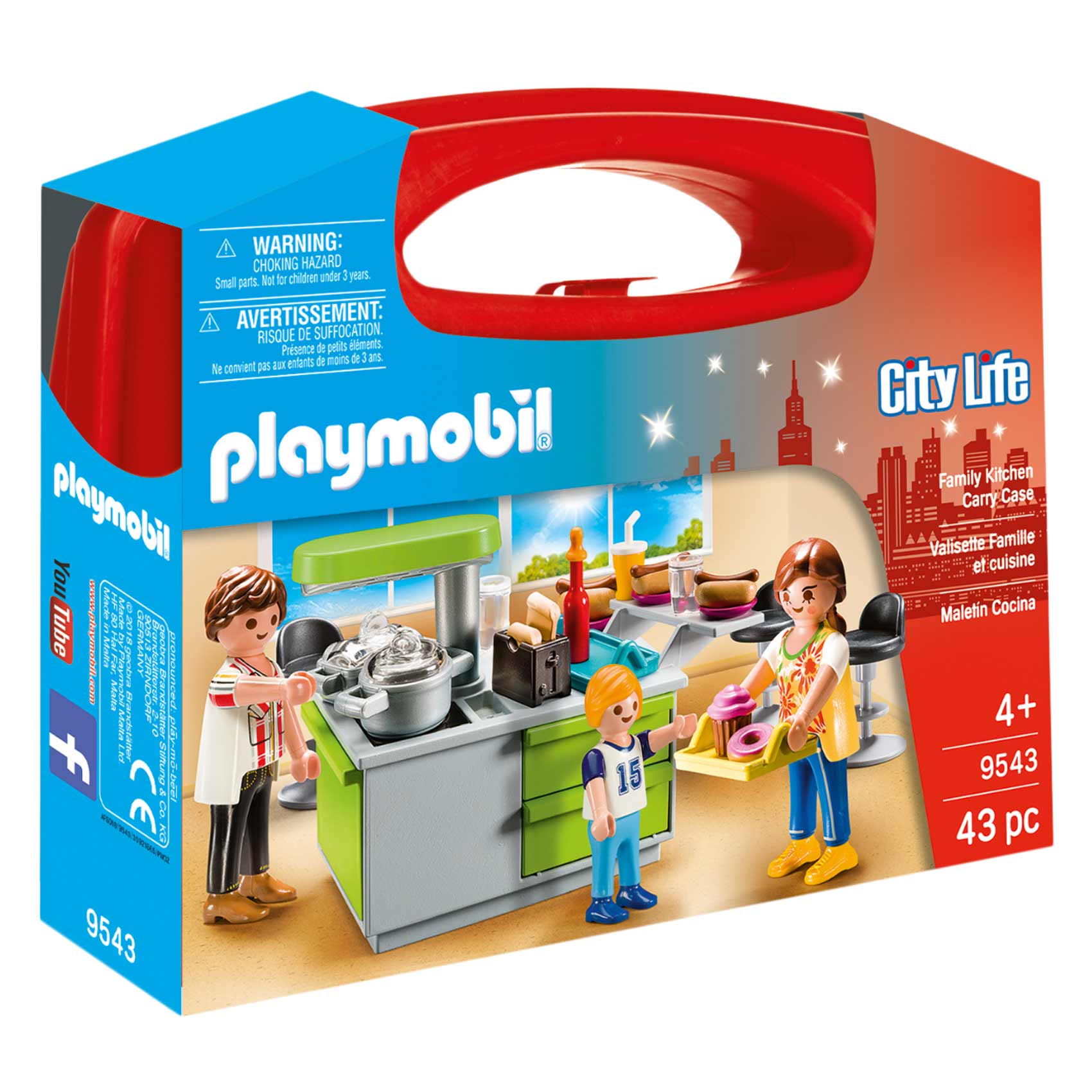 PLAYMOBIL City Life Artikel online kaufen Buy Playmobil 9543 City Life Family Kitchen Carry Case 43 Pieces Online
