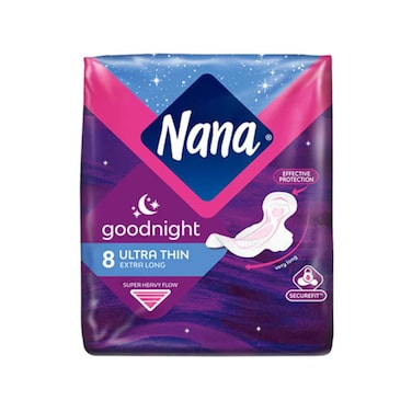 نانا ليلة سعيدة نحيف للغاية طويل جدًا بجناح 8 قطع