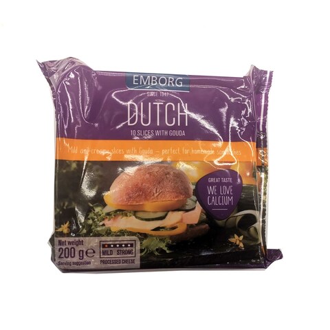 Emborg Dutch Slices With Gouda 200g