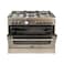 Bertazzoni Gas Cooker MAS905GGVLXC Silver/Black
