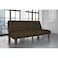 In House Maria 2 In 1 Sofabed Linen Upholstered - Dark Brown