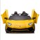 Megastar Ride on Licensed Lamborghini  XXL Big Kids 2 Seater Lamborghini Ride-On 24v Supercar-yellow
