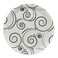 Kip Deco D/Plate Round 10&quot; Swirls