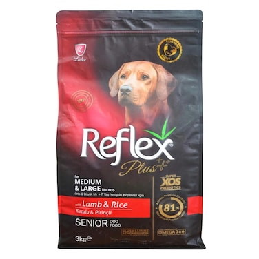 Reflex Plus Lamb And Rice Senior Dog Food 3Kg
