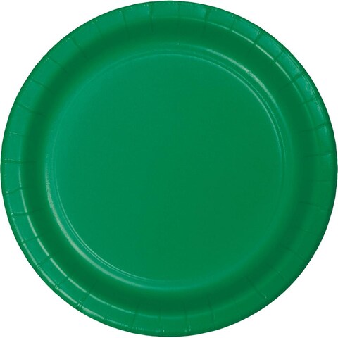 Creative Converting- Touch Of Color Lunch Plate  Emarald Green 24pcs&lt; &gt;Emeral Green&lt; &gt;