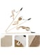 Vsell24 4PC Cat Teaser Playing Stick &amp; Feather Interactive Teasing Wand Toy Cat Teaser Catcher Exercise Playing Fun Toys Pet Supplies Play with Cat