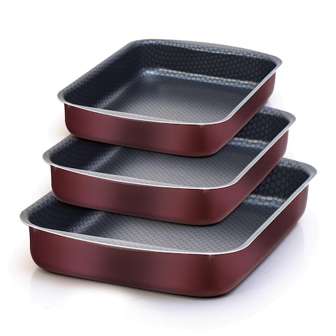 My Choice Rectangular Oven Tray Set - 3 Pieces