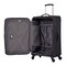 Eminent 4 Wheel Soft Casing Expandable Recycled Cabin Luggage Trolley 55cm Black&nbsp;V6101
