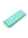 Generic - Ice Cube Tray With Lid Green/Clear 26X3X12Centimeter