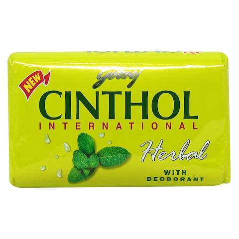 CINTHOL INTERNATIONAL HERBAL WITH DEODORANT TOILET SOAP 125G