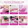 Zalcoon Nitrile Exam Gloves (Large), Pink, Latex-Free, Powder-Free, Disposable Gloves - 500 Pieces  (5Packs x 100 Pieces)