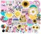ESSEN Waterproof Cute Stickers For Laptop Water Bottle - 103 Pcs