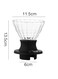 MIBRU Coffee Glass Dripper 02 With Valve V60 Switch Immersion Dripper