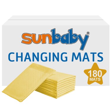 Buy SunBaby Disposable Changing mats Pack of 180, Yellow Online ...