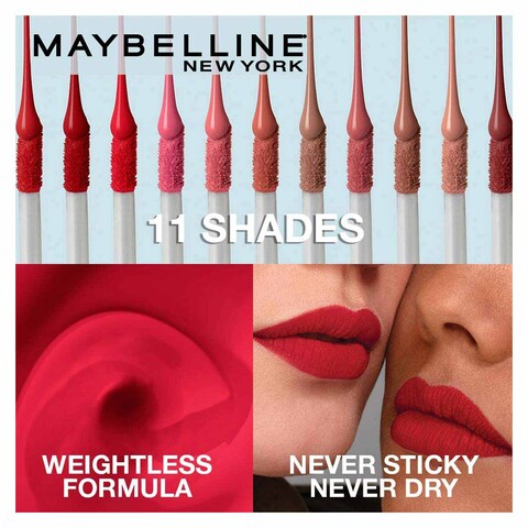 Maybelline New York Sensational Liquid Matte Lipstick - Number 04