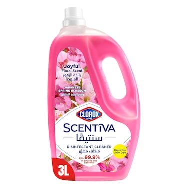 Clorox Scentiva Disinfectant Floor Cleaner Japanese Spring Blossom 3L