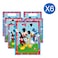 Disney Mickey Mouse Rock The House Themed Plastic Party Loot Bags Multicolour 6 PCS