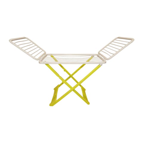 Pecasso PVC Clothes Rack, 20 Meters - White/Yellow