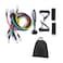 Generic-11 PCS Resistance Tube Bands Door Anchor Ankle Straps Cushioned Handles with Carry Bags for Home Fintess Exercise Workout Gym Travel