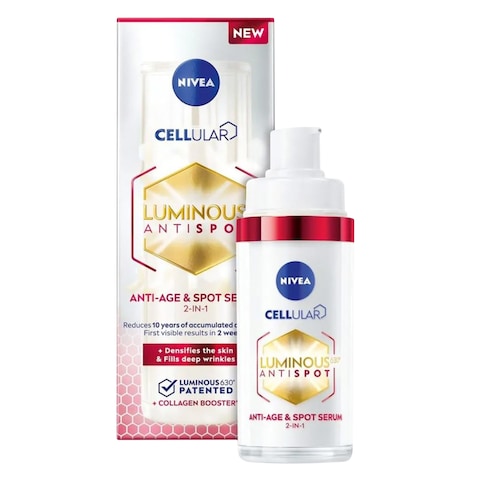 Nivea Cellular Luminous 630 2 In 1 Anti Age And Dark Spot Serum 30ml